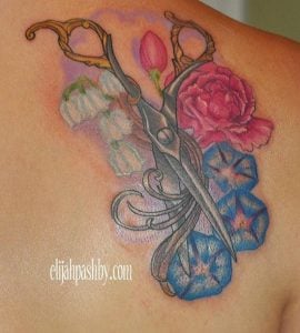 Morning Glory flower tattoo (4)