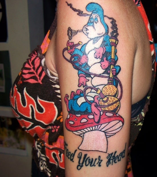 30 Alice in Wonderland Tattoo designs with meaning!