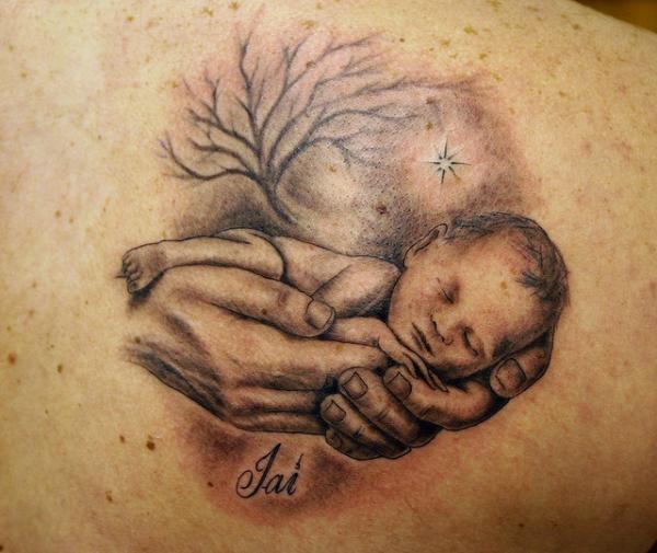 cute-baby-memorial tattoo