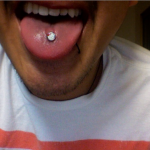 Hello Kitty Tongue Piercing-for-men