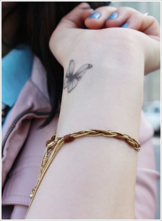  Little Butterfly tattoos-on-wrist 