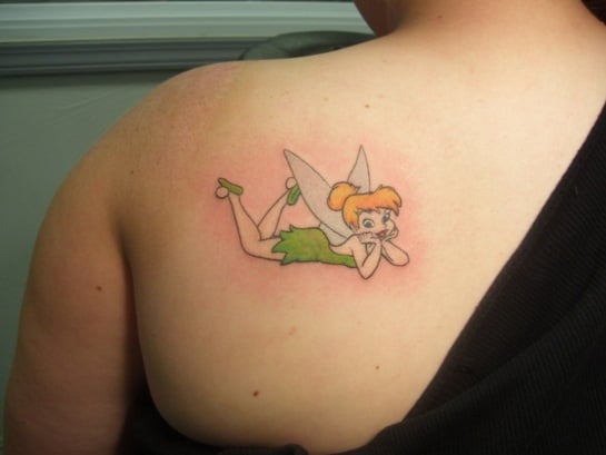 Tinkerbell-Back-Tattoos