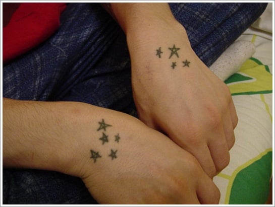  Star on Wrist Tattoo 