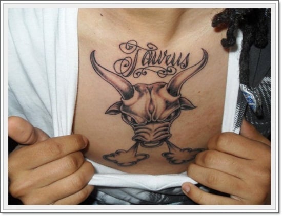Bull Tattoos-angry