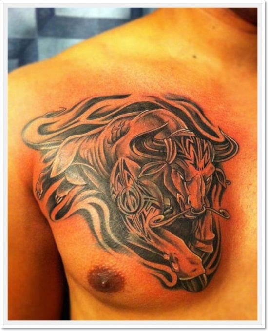  Bull Tattoos -back 