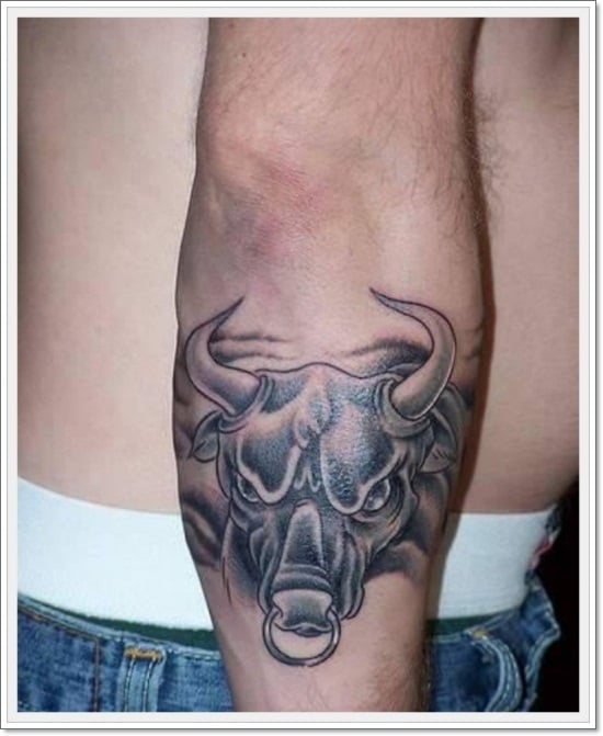  Bull tattoos-one arm 