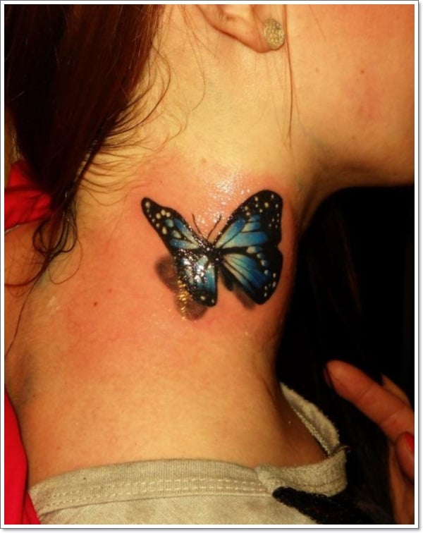  3D Butterly-on-top-shoulder 