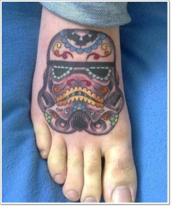 Star Wars Stormtrooper Mexican Sugar Skull Tattoo