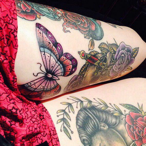 33- thigh tattoos 