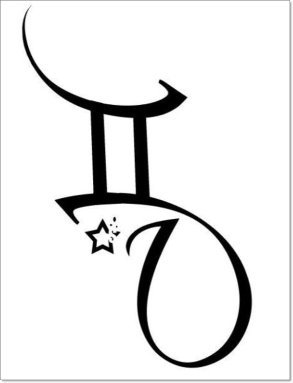 Gemini Tattoo Designs 4