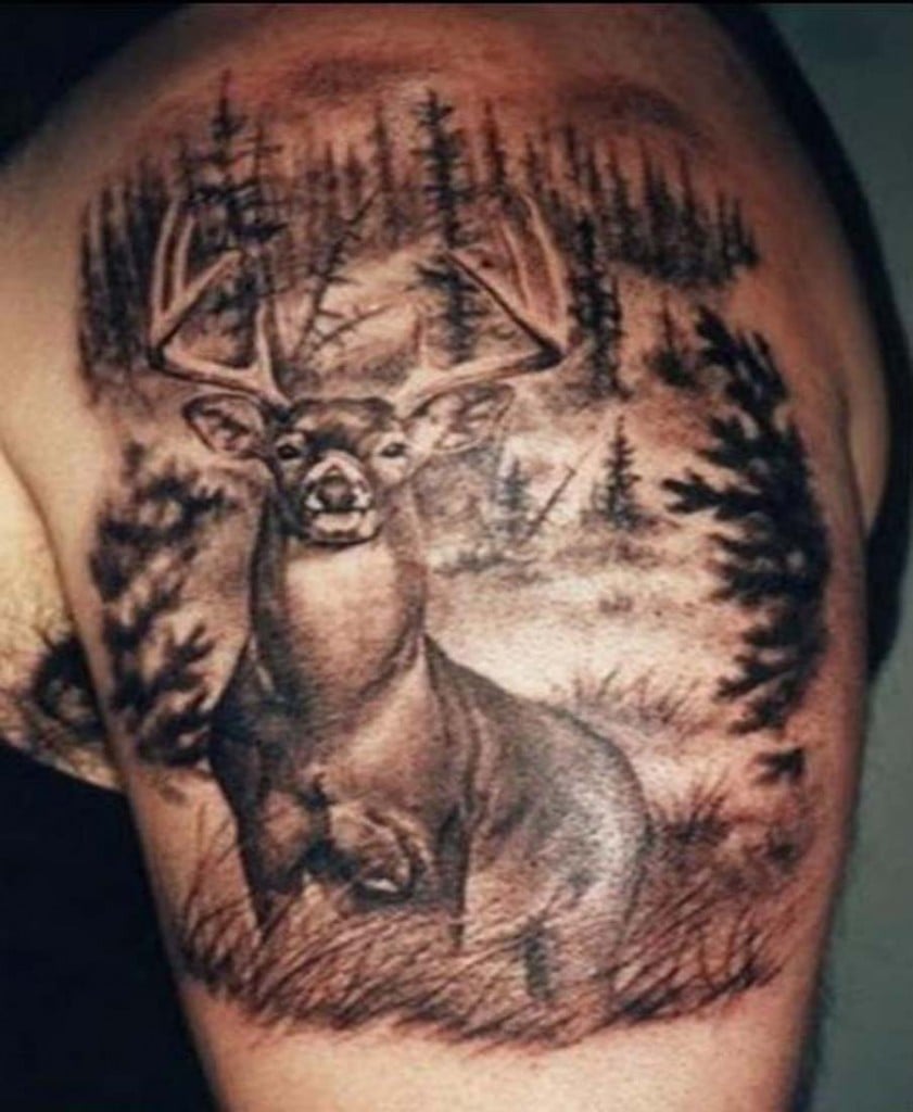  Deer Antler Tattoos 