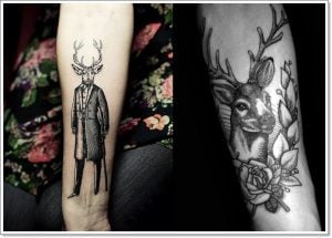 tattoo designs, tattoo ideas - the stag gentleman, deer arm tattoo