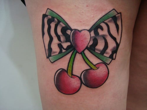  Cherry Tattoos For Girls 