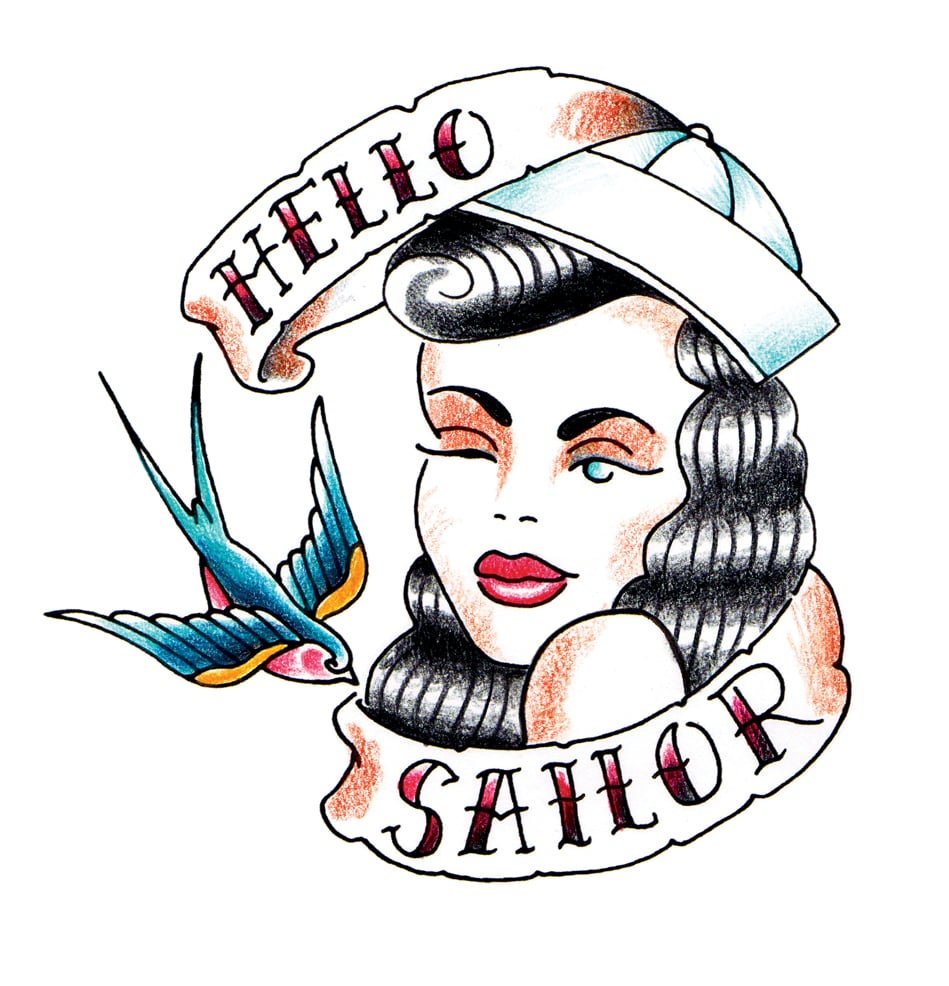 Sailor Jerry Anchor Tattoo Rockabilly tattoos resuscitation-the-art of Sailor Jerry-34523