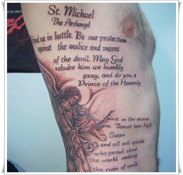  Saint Michael Tattoos 21 