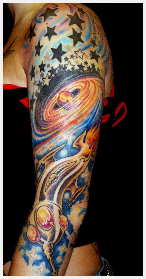 50 Breathtaking Space Tattoos (With Pictures & Ideas)