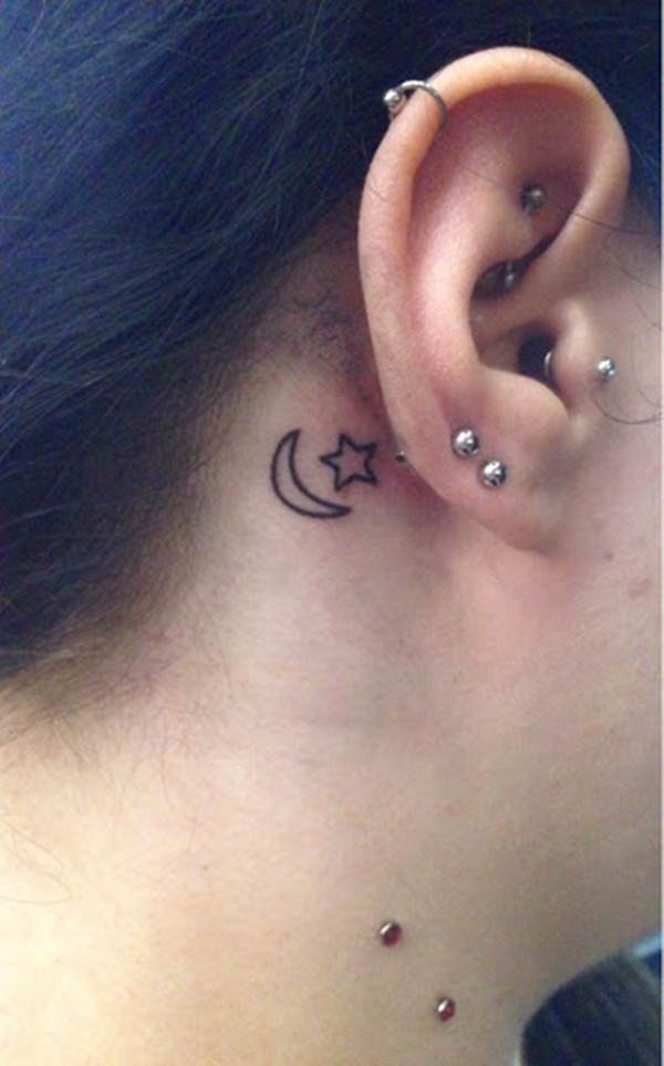 What is a crescent moon and star tattoo?
