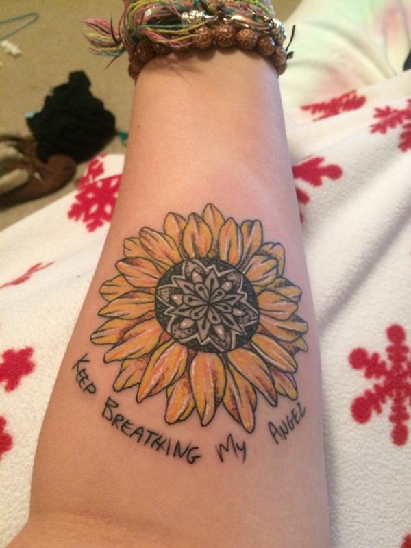  2-sunflower tattoo designs 