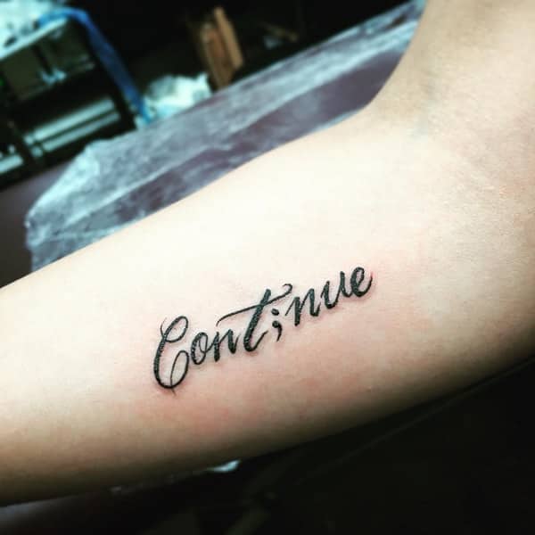85 Inspiring Semicolon Tattoo Ideas that You Will Love