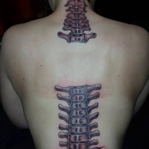 47 Sexy and Alluring Spine Tattoos for 2017