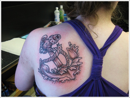 Anchor Tattoo Meaning and Designs (14)