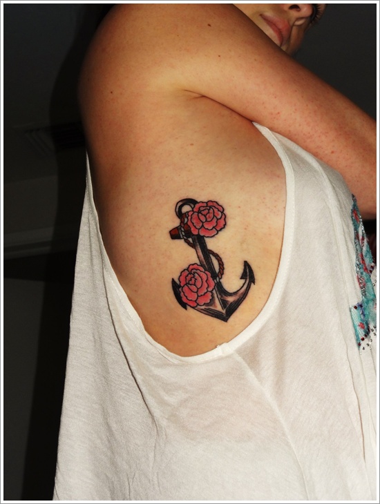 Anchor Tattoo Meaning and Designs (26)