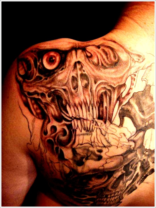 Evil tattoo design, idea 14