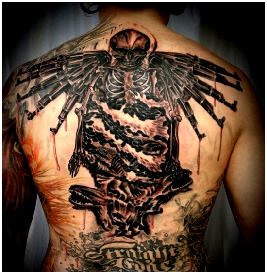 Evil tattoo design, idea 2
