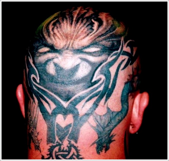 Evil tattoo design, idea 24