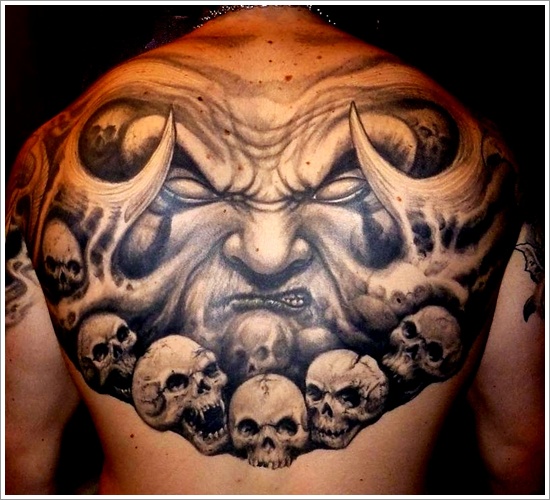 Evil tattoo design, idea 18