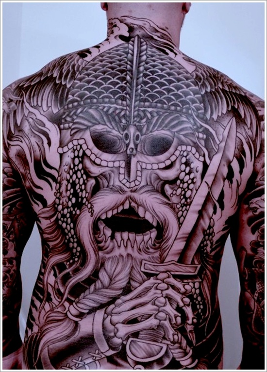 Evil tattoo design, idea 6