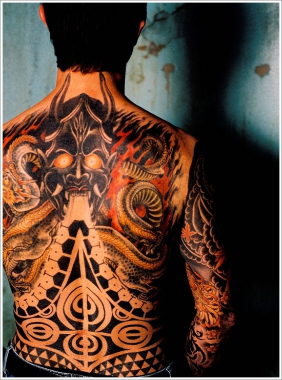 Evil tattoo design, idea 1