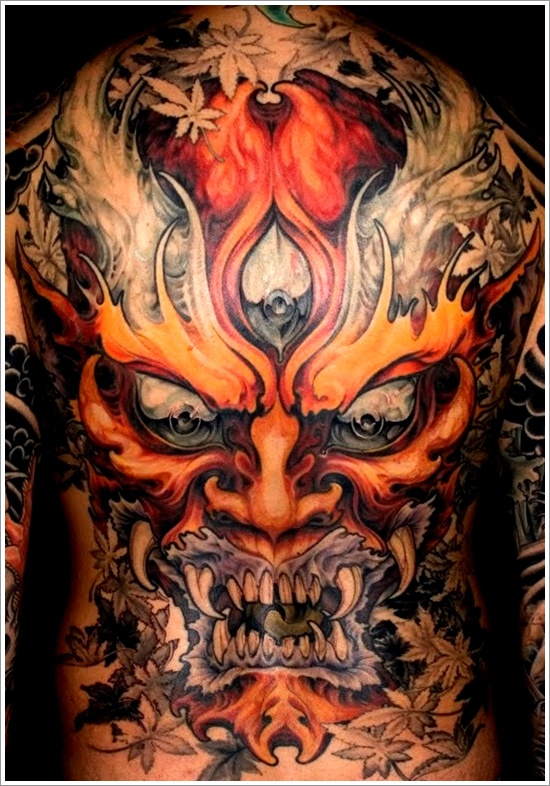 Evil tattoo design, idea 11