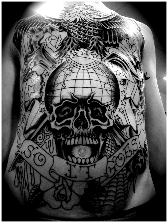 Evil tattoo design, idea 3