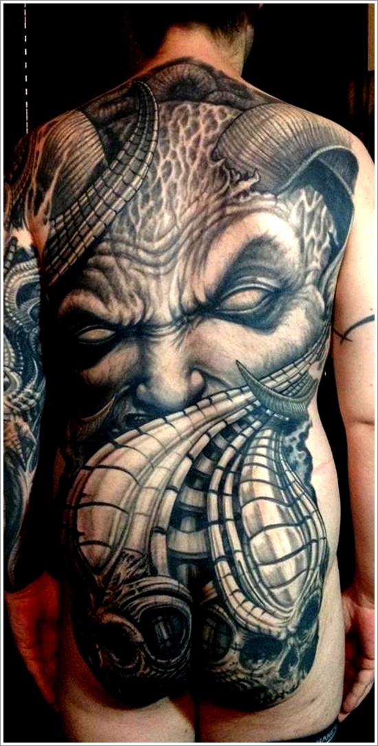 Evil tattoo design, idea 9