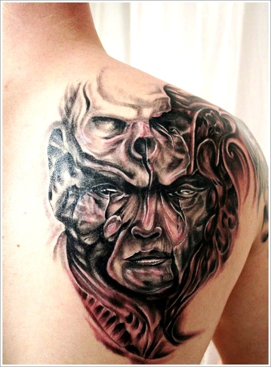 Evil tattoo design, idea 20