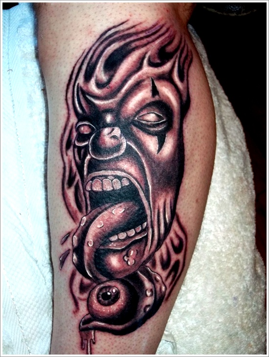 Evil tattoo design, idea 32