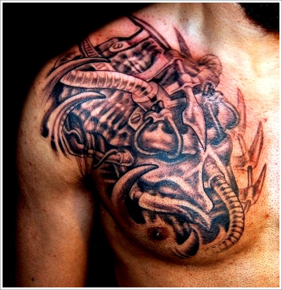 Evil tattoo design, idea 23