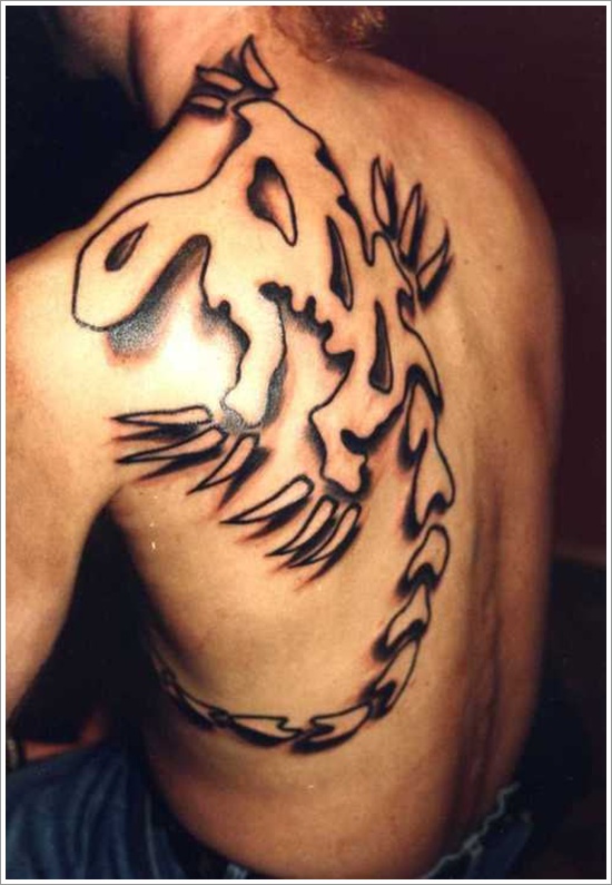 Lizard tattoo designs for men and design, idea 17