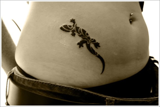 Lizard tattoo designs for men and design, idea 5