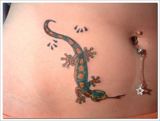 Lizard tattoo designs for men and design, idea 7