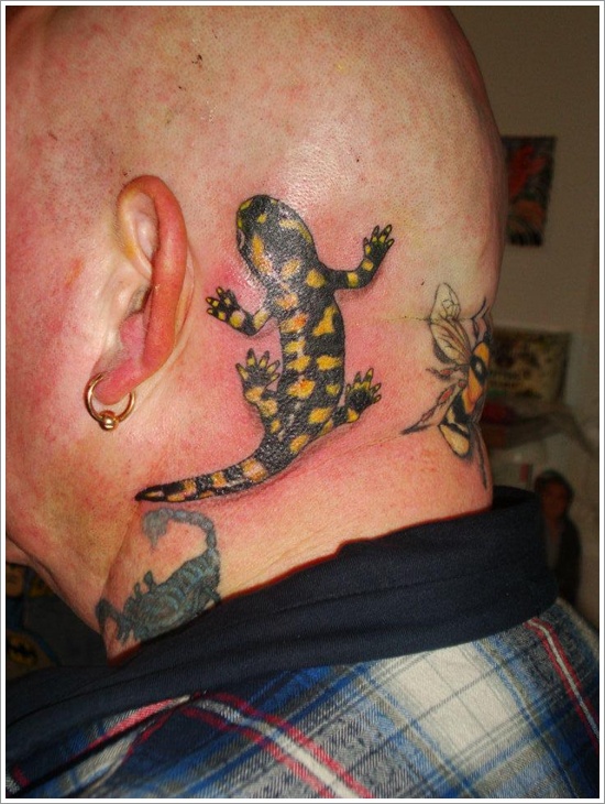 Lizard tattoo designs for men and design, idea 24