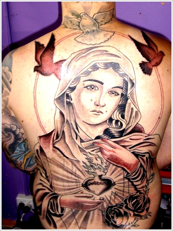 Religious tattoo design, idea 2