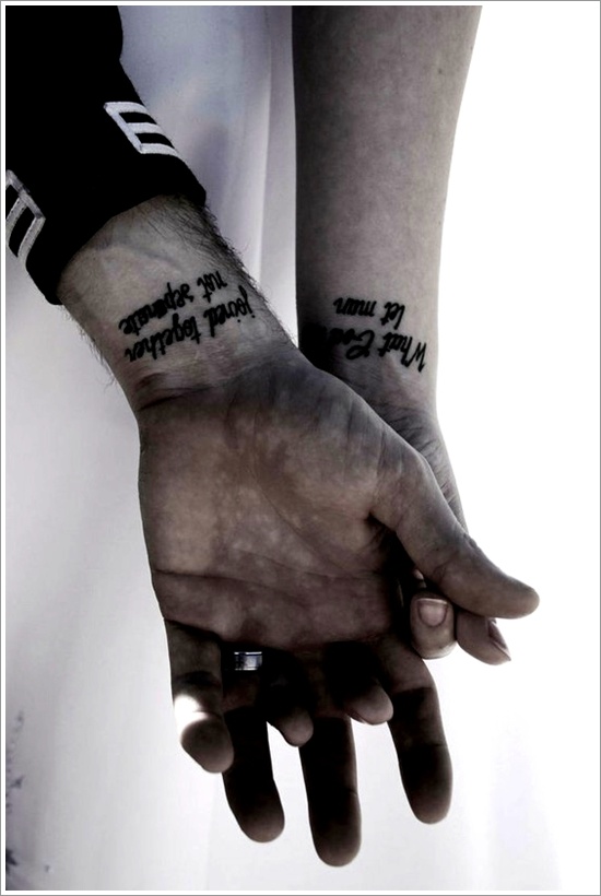 Tattoo designs for couples design, idea 3