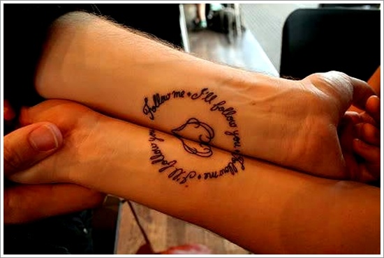 Tattoo designs for couples design, idea 5