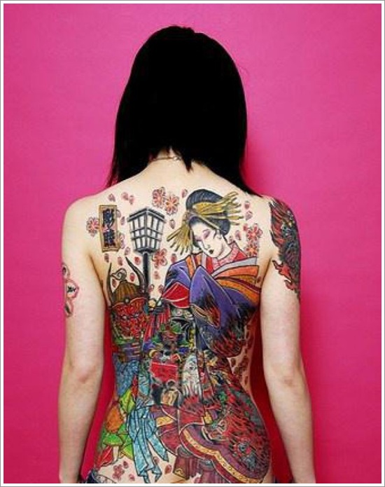 Japanese tattoo design, idea 4