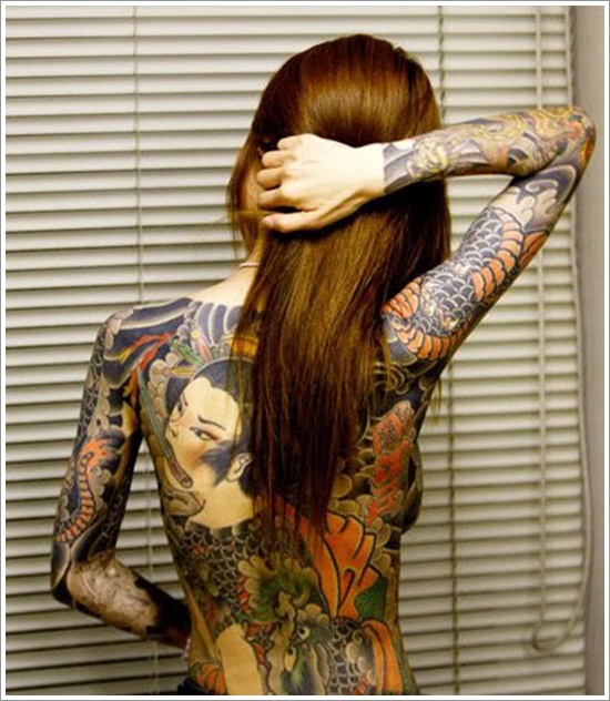 Japanese tattoo design, idea 9