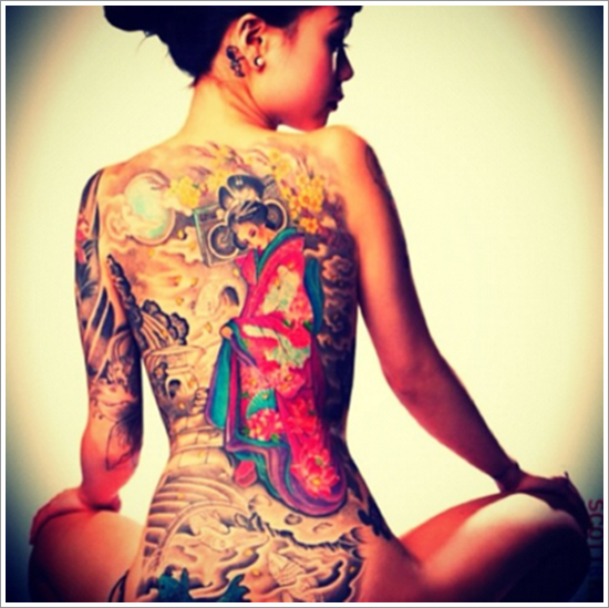 Japanese tattoo design, idea 12