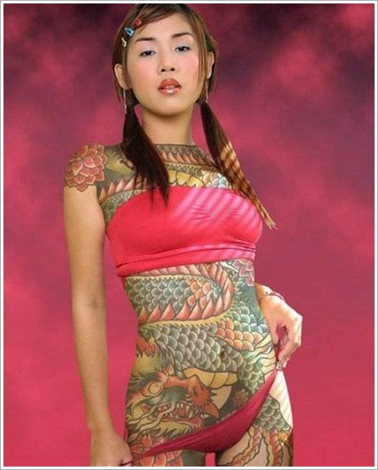 Japanese tattoo design, idea 2