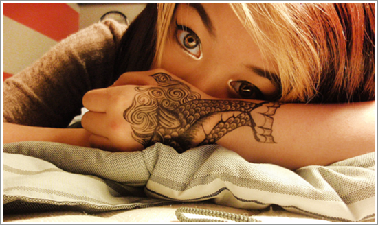 Koi fish tattoo design, idea 39
